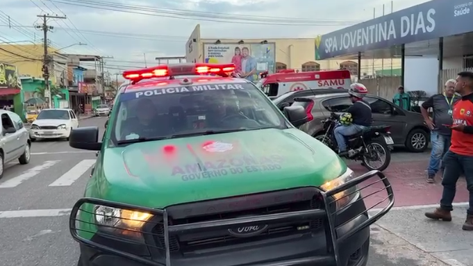 URGENTE: homem é crivado de b4las no bairro da Compensa; IMAGENS FORTES