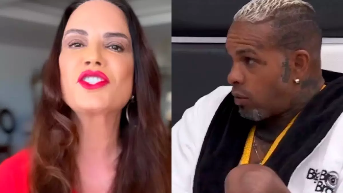 Luiza Brunet detona Rodriguinho após comentários sobre o corpo de Yasmin: “agress0r de mulher”