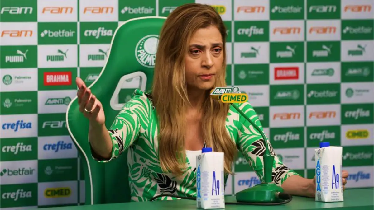 Presidente do Palmeiras, Leila Pereira, dará entrevista coletiva apenas para jornalistas mulheres