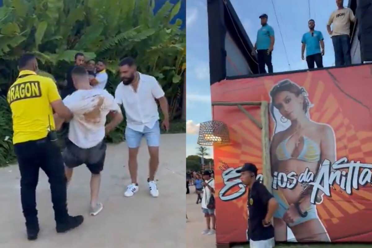 Barraco: homem surta ao pegar o namorado fazendo ‘b4nheirão’ com outro no Bloco da Anitta; veja vídeo