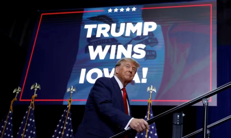 Trump atropela rivais e vence com facilidade no estado de Iowa; veja vídeo