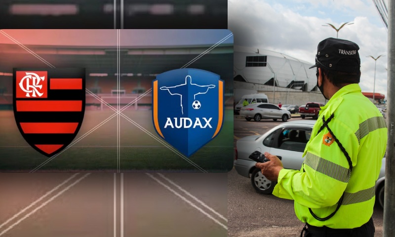 Jogo entre Flamengo x Audax altera esquema de trânsito em Manaus; veja como fica