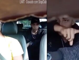 MOMENTOS DE TERROR: veja o que motorista de aplicativo fez para não perder a vid4 durante assalt0; CENA F0RTE