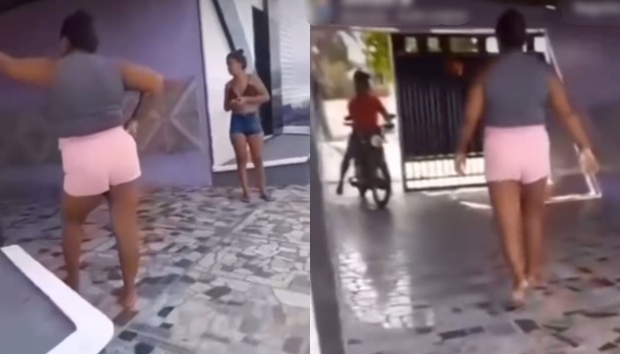 “Tava comemorando a vitória do Mengo”: homem leva novinha pro motel e recebe surpresa da esposa; veja vídeo