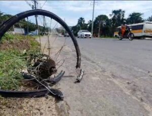 Ciclista morre atropelado na avenida Torquato Tapajós e motorista foge sem prestar socorro; veja vídeo