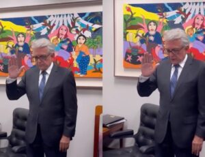 Pauderney Avelino toma posse como Deputado Federal em Brasília; veja vídeo