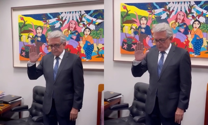 Pauderney Avelino toma posse como Deputado Federal em Brasília; veja vídeo