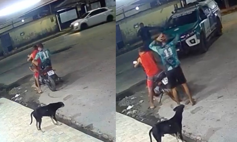 ‘Bem feito’: bandidos saem para assaltar no Nova Vitória e levam a pior; veja vídeo