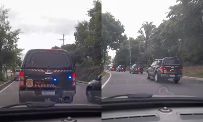URGENTE: Polícia Federal está novamente nas ruas de Manaus; veja vídeos