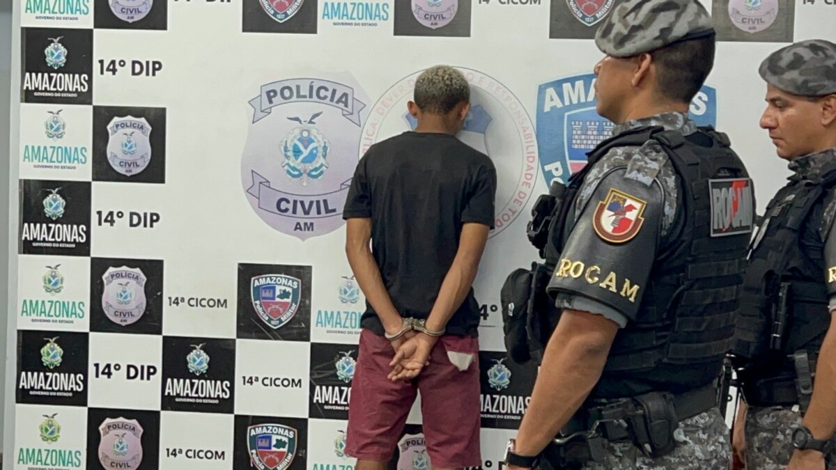 A casa caiu: ‘aviãozinho’ pousa na delegacia após ser flagrado com dr0gas e arm4s no Jorge Teixeira