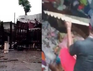 Árvore desaba e atinge jovem durante forte chuva em Parintins; veja vídeo