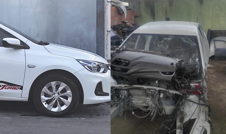 PREJUÍZO: cliente encontra carro destruído após meses no ‘conserto’ em oficina de Manaus