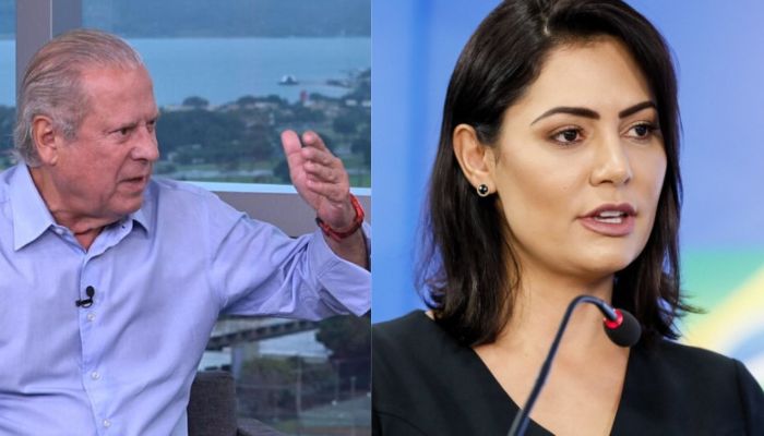 José Dirceu aponta Michele Bolsonaro como possível candidata à Presidência em 2026