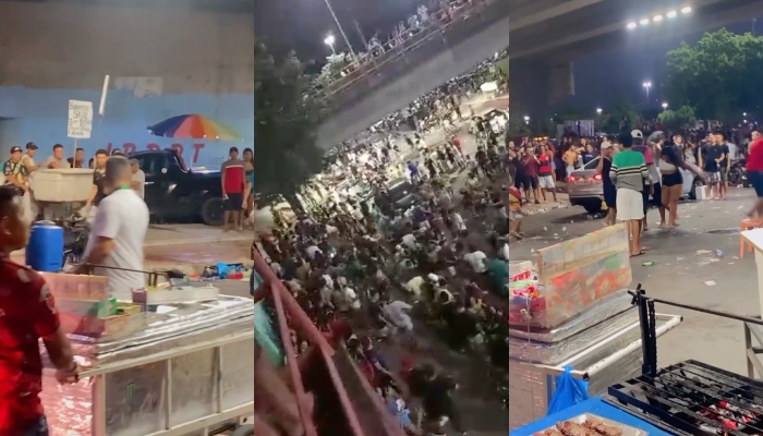 Tir0teio e p4ncadarias marcam Carreata da Reino Unido, no Morro da Liberdade; veja vídeos