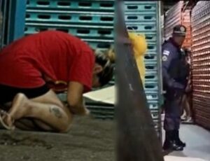 Esposa desaba ao ver c0rpo do marido criv4do de balas na Manaus Moderna; veja vídeo