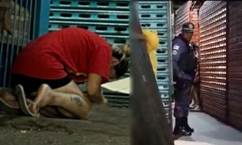 Esposa desaba ao ver c0rpo do marido crivado de bal4s na Manaus Moderna; veja vídeo