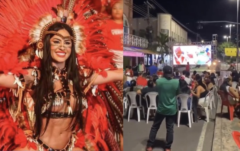 Norte no BBB24: população de Parintins acompanha paredão de Isabelle em telão; veja vídeo