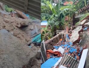 Chuva em Manaus: família é resgatada após casa desabar no Colônia Terra Nova