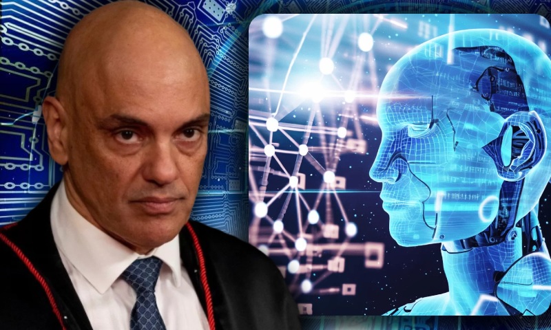 Alexandre de Moraes quer regulamentação da Inteligência Artificial e das redes sociais