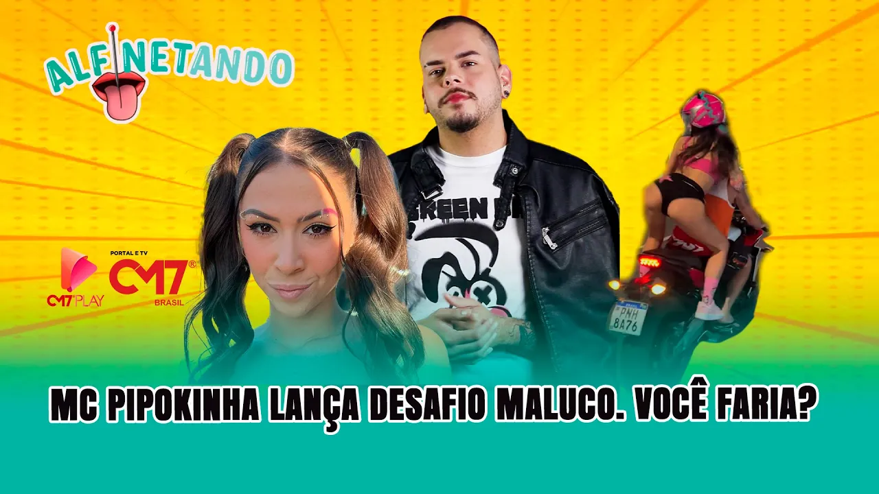 Mc Pipokinha lança desafio maluco. Você faria?