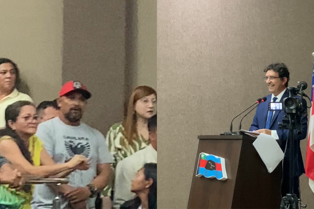 Lama, promessas e mentiras: morador interrompe discurso de Mário Abrahim e revela a realidade das ruas de Itacoatiara; veja vídeo