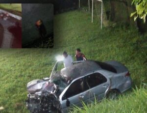 CENAS F0RTES: carro arranca cabeça de motoqueiro e deixa corpo dilacerado; veja vídeo