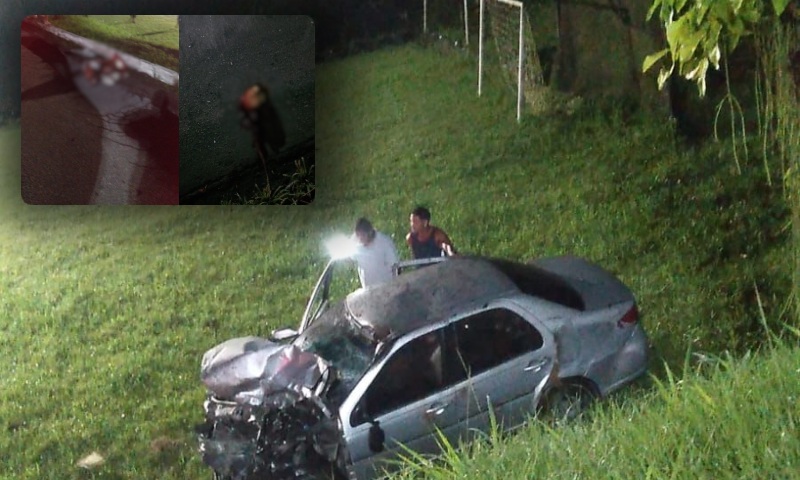 CENAS F0RTES: carro arranca cabeça de motoqueiro e deixa corpo dilacerado; veja vídeo