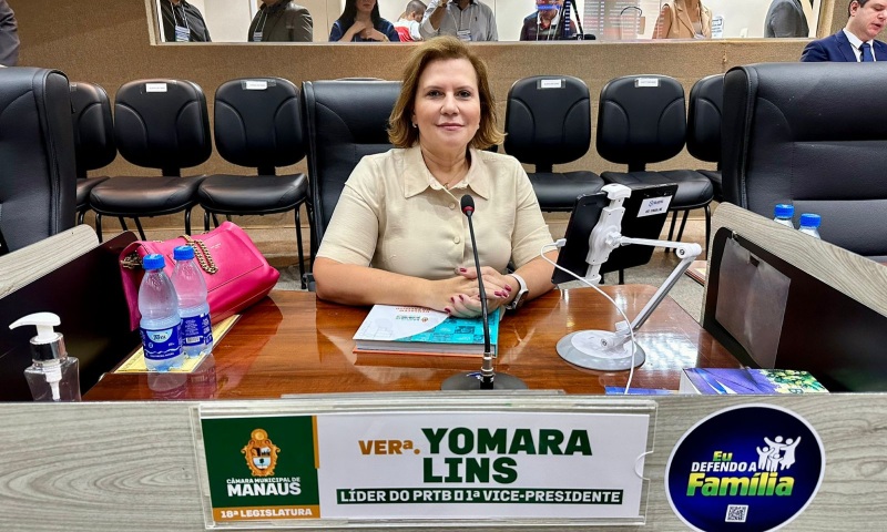 Yomara Lins destaca compromisso com o povo na abertura dos trabalhos da Câmara Municipal de Manaus