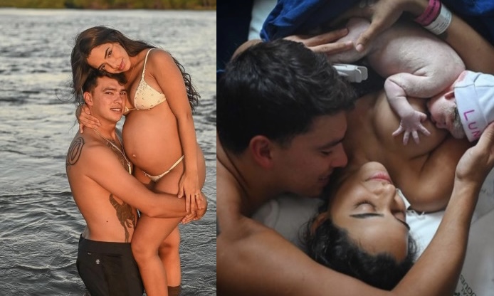 Nasce Luna, filha da influenciadora Mirella Santos, das gêmeas lacração