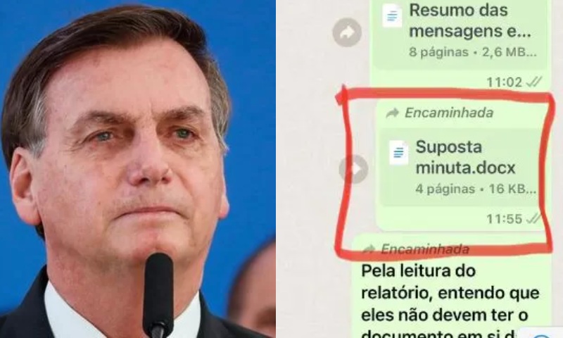 Defesa diz que Bolsonaro apenas imprimiu cópia de minuta citada em investigação da PF