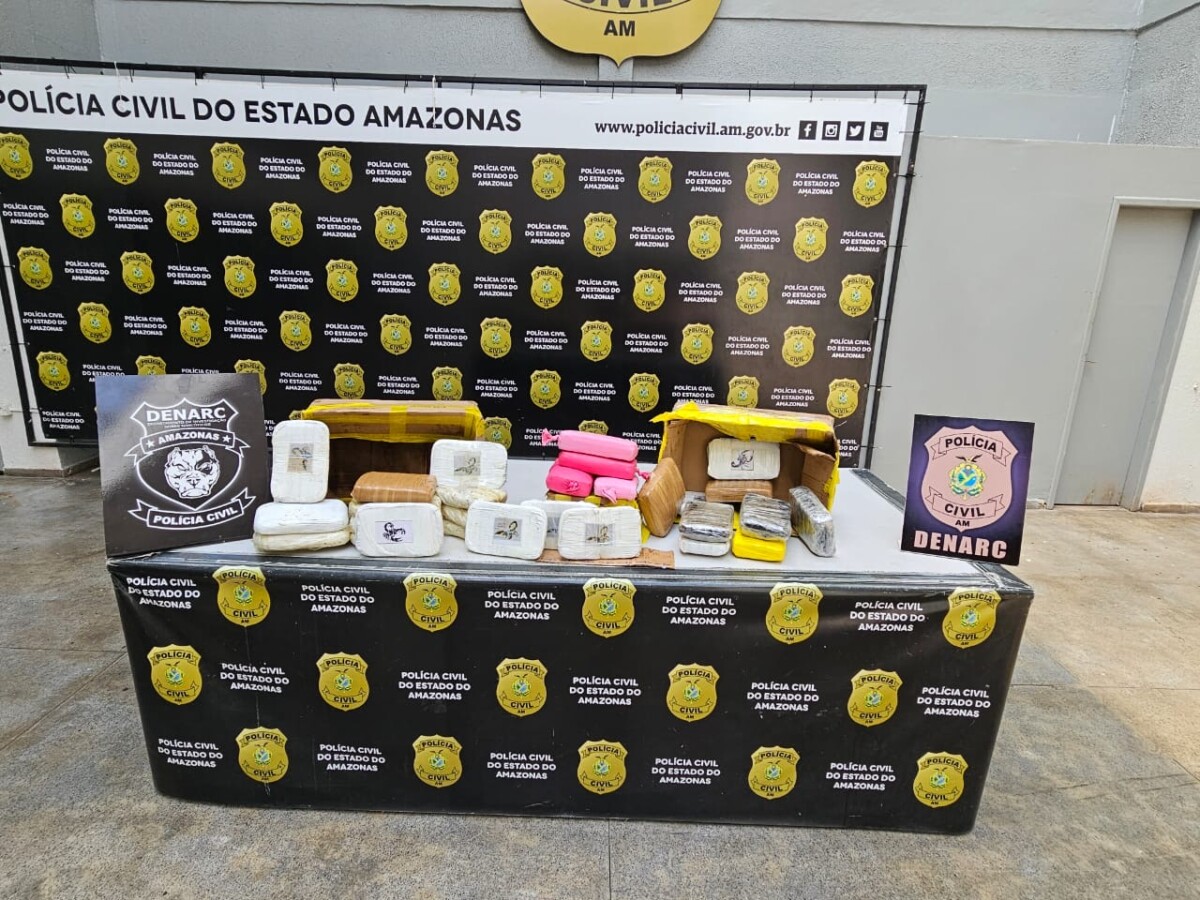Polícia civil apreende 31 Kg de drog4s avaliados em R$ 400 mil no Roadway de Manaus