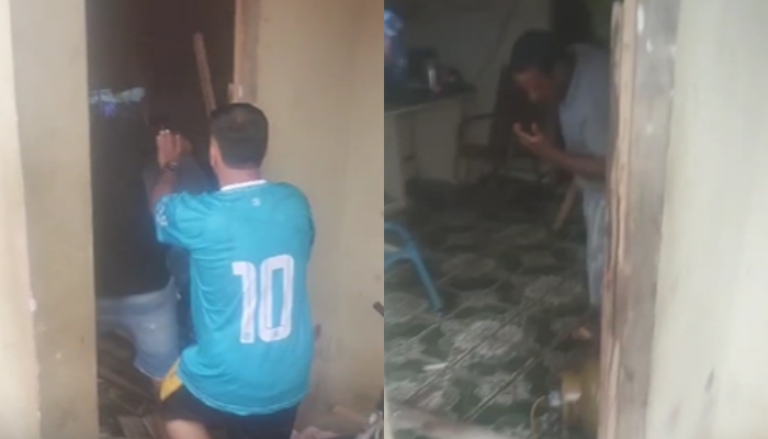Veja momento que homem acusado de estupr0 recebe ‘carinho’ da população