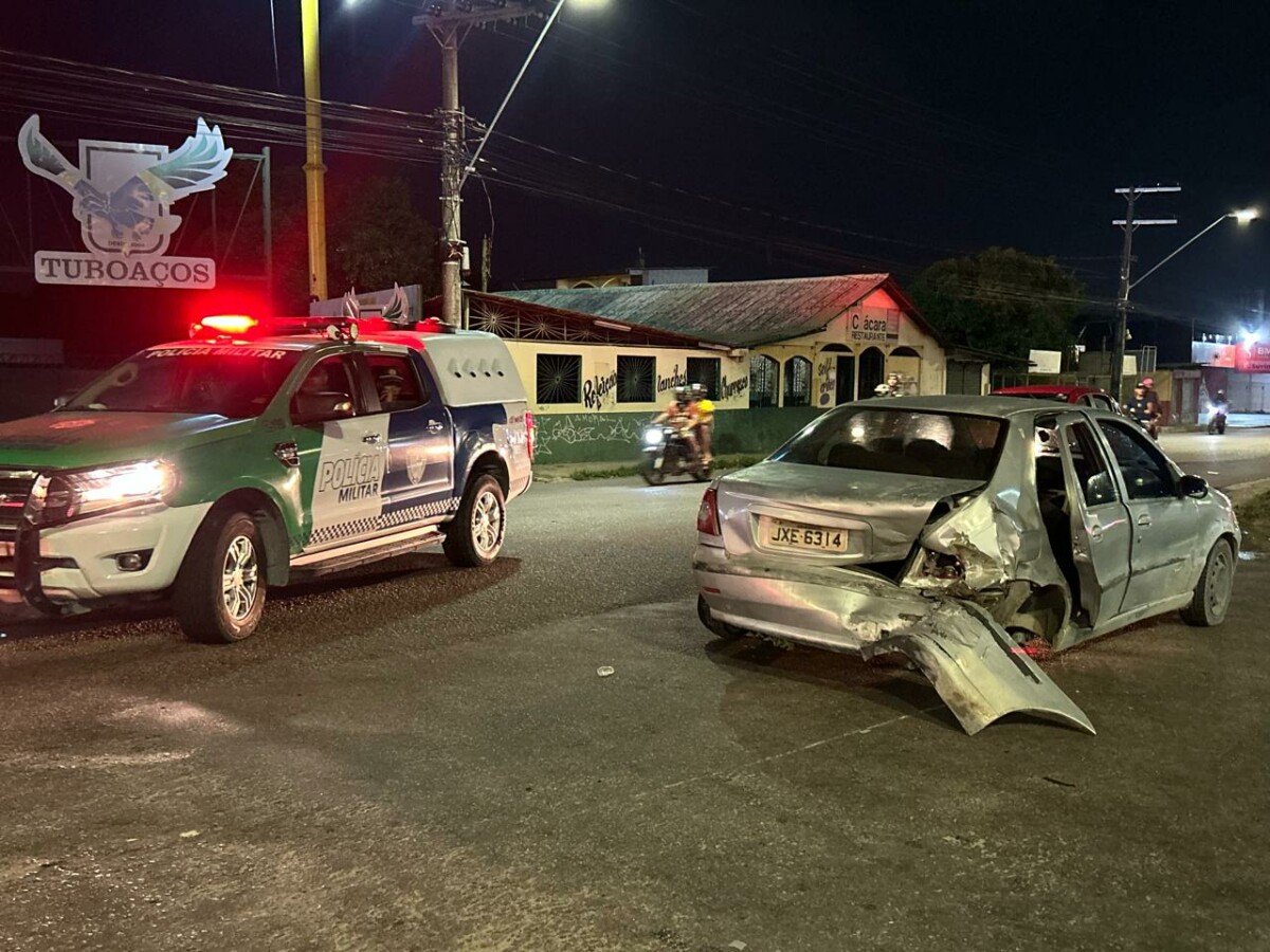 Motorista bêbad0 causa grave acidente e deixa feridos na av. Autaz Mirim; veja vídeo