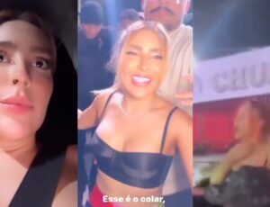 Manu Bahtidão tem colar de R$ 100 mil roubado por marginal durante o Carnaval; veja vídeo