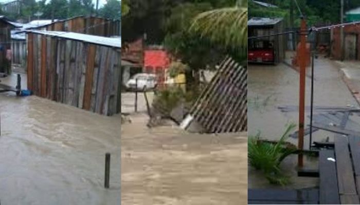 Manaus amanhece sob forte chuva nesta terça-feira, causando prejuízos