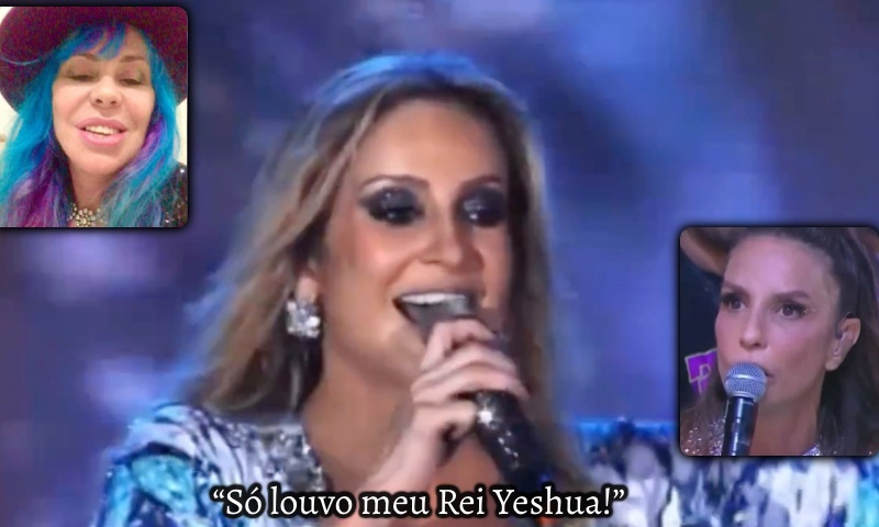 Após acontecimento com Ivete, Claudia Leitte muda letra de música para louvar Jesus Cristo e não Iemanjá; veja vídeo