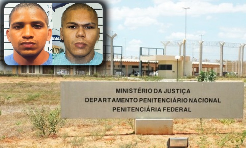 Pela 1º vez na história, dupla do Comando Vermelho consegue fugir de Presídio Federal