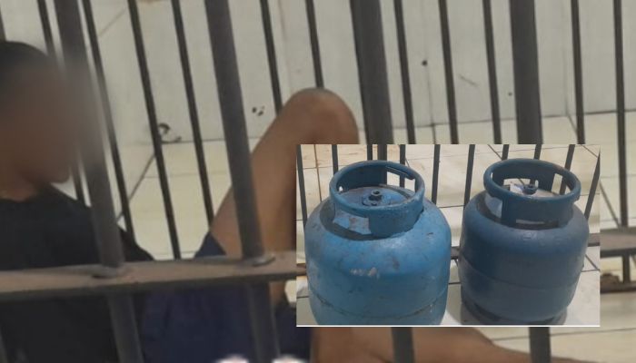 ‘TÔ INVISÍVEL’: vítimas assistiam TV na sala enquanto ladrão invadia a cozinha e furtava dois botijões de gás