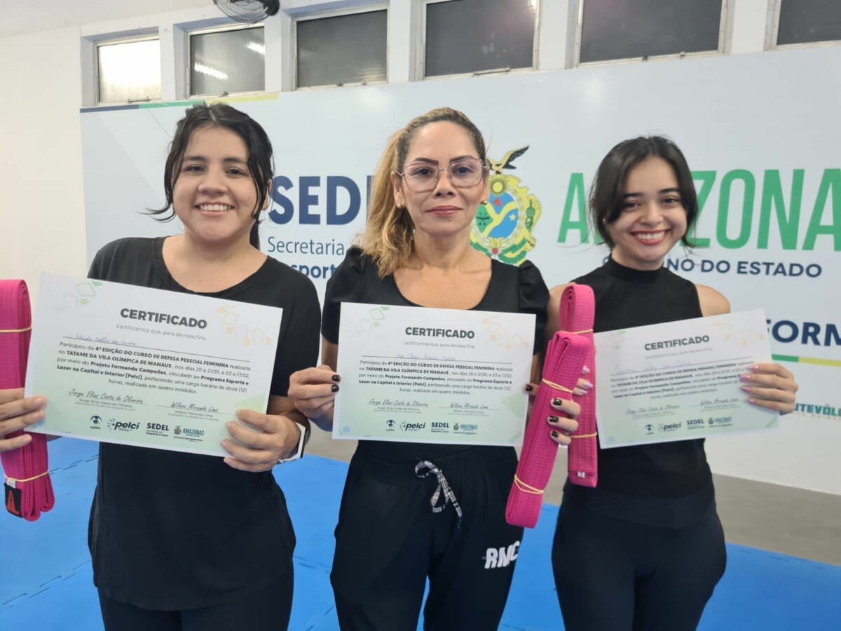 Governo do Amazonas capacita mulheres em autodefesa e promove o combate ao sedentarismo