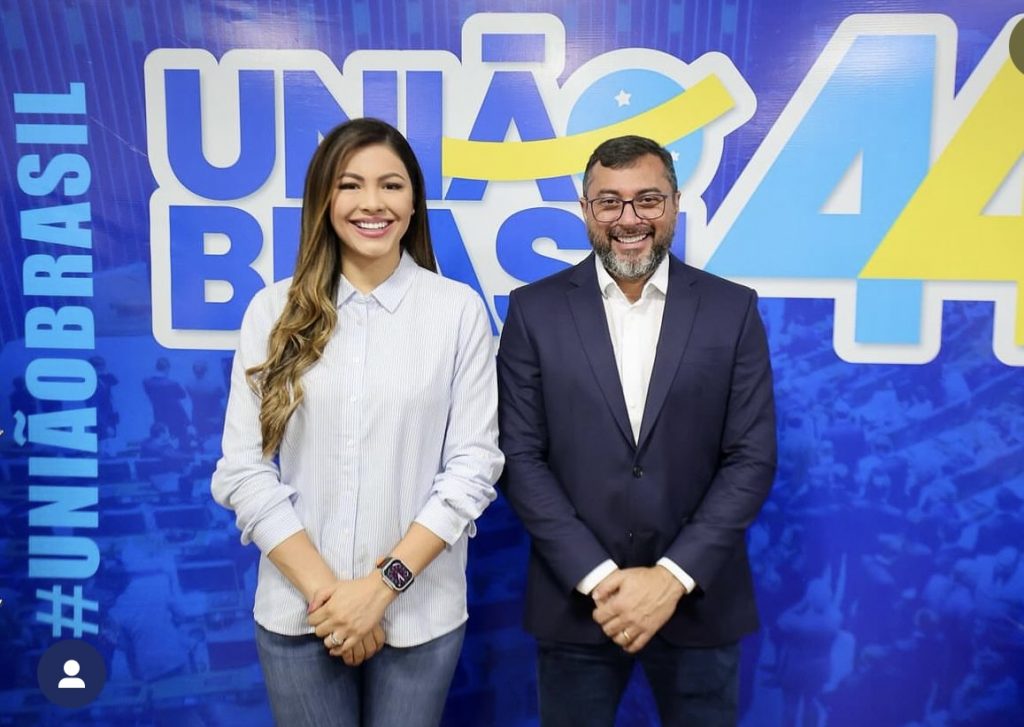 Wilson Lima troca Bi Garcia por Brena Dianná na presidência do União Brasil em Parintins