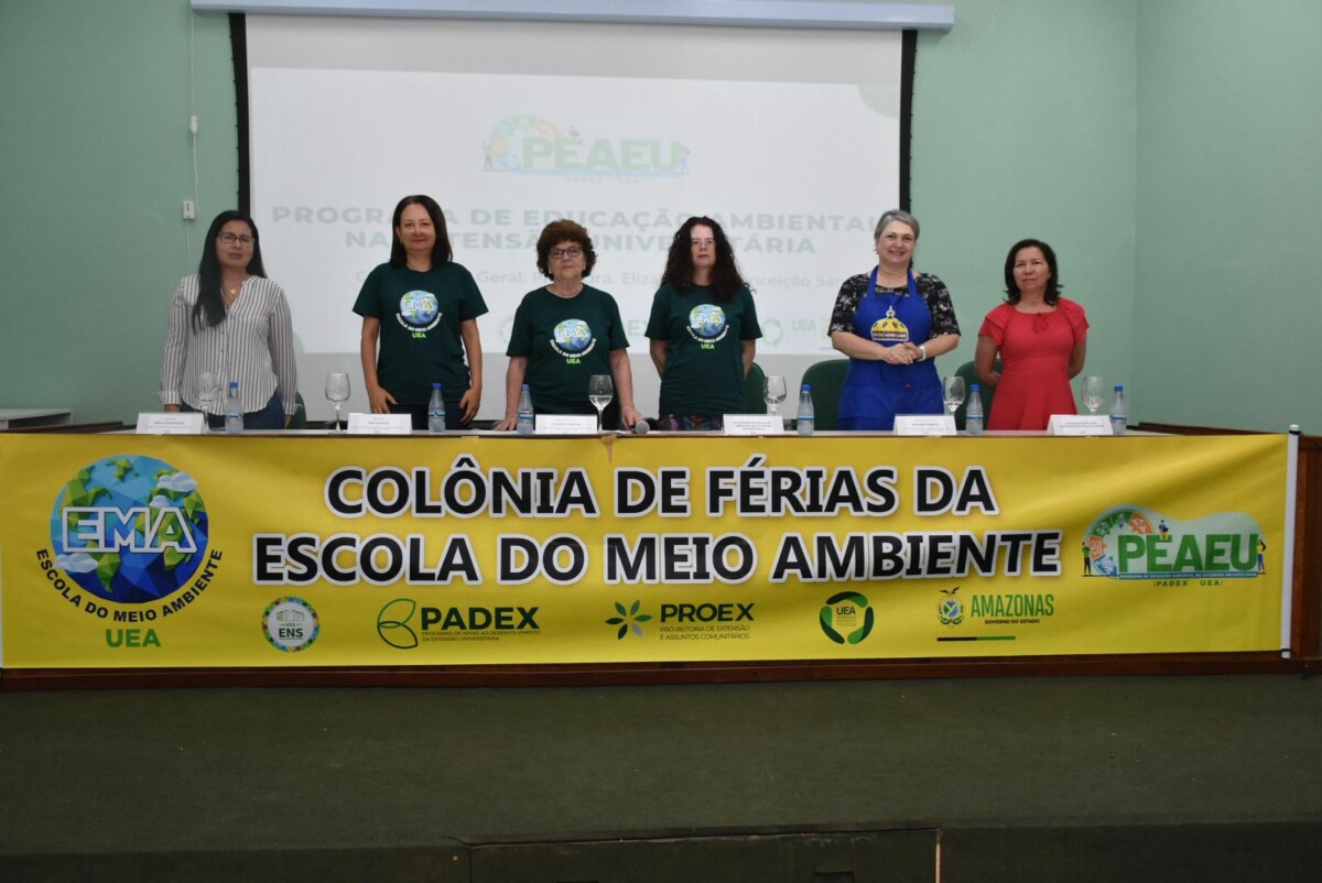 Colônia de Férias da UEA promove conscientização ambiental a jovens estudantes