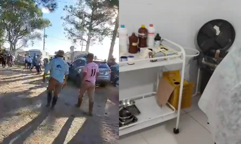 Confusão em rodeio termina com br1ga de f4cão e rost0s fati4dos; veja vídeo