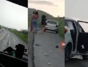 "Bebeu e pegou a estrada": veja os últimos momentos de motoqueiro bêbado que invadiu a contramão; CENAS F0RTES