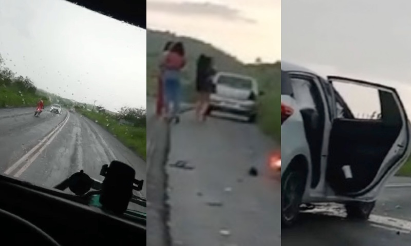 “Bebeu e pegou a estrada”: veja os últimos momentos de motoqueiro bêbado que invadiu a contramão; CENAS F0RTES