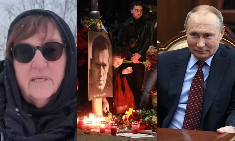 Mãe de Navalny processa Putin e o Governo Russo em busca do c0rpo do filho