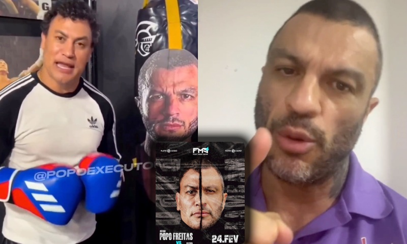 “Façam suas apostas!”: treta entre Bambam e Popó vai parar no ringue de Boxe; veja vídeos