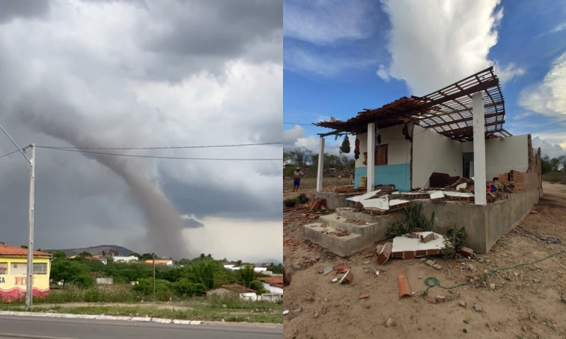 Tornado e redemoinhos começam a aparecer no Brasil: moradores de Alagoas filmaram tudo; veja vídeos