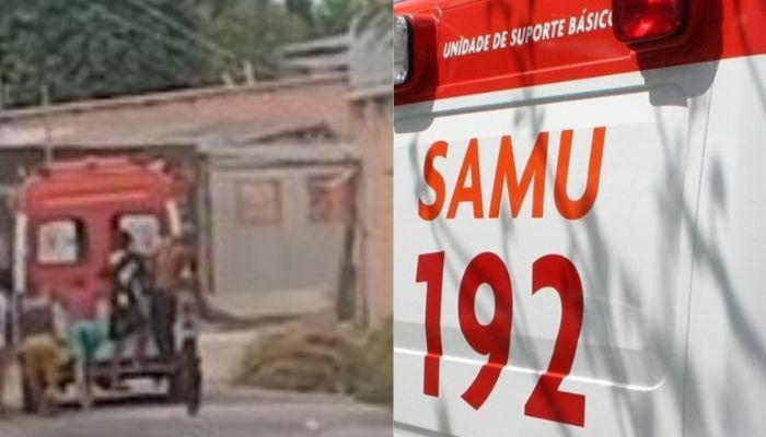 Moradores ajudam a empurrar ambulância para salvar idoso em Manaus; veja vídeo