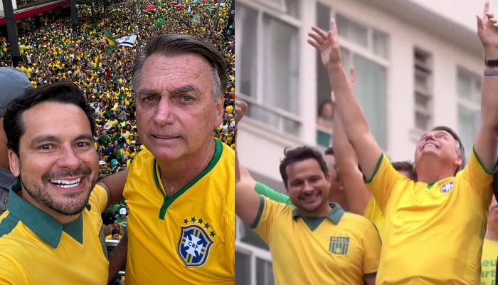 Alberto Neto é o único do Amazonas ao lado de Bolsonaro em palanque na Paulista