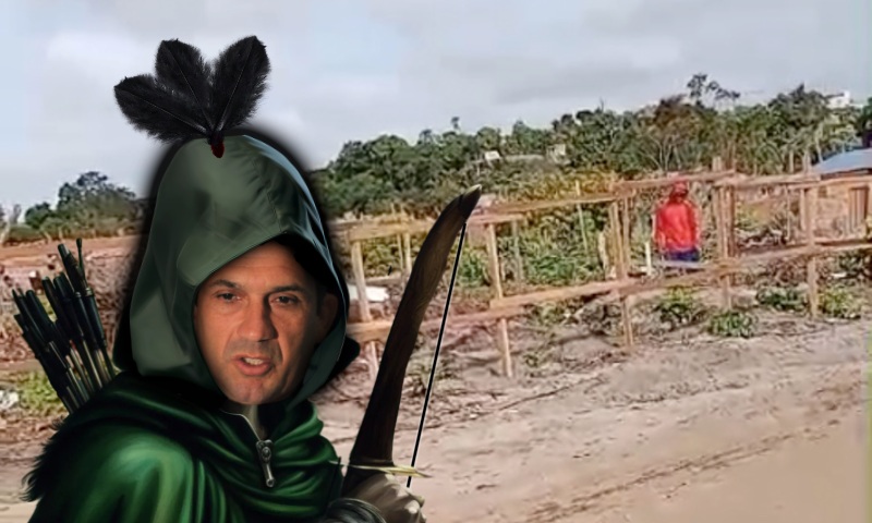 “Prefeito Robin Hood”: Beto D’Ângelo toma terreno de famílias de Manacapuru para fazer politicagem; veja vídeos